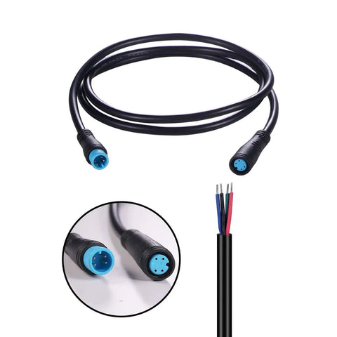 50Cm Waterproof 4 Pin Extension Cable For Electric Bike Kit With Female To Male Connectors Extend Throttle Ebrake And Display Wires Plug And Play Ready 2 Pin 3 Pin 4 Pin 5 Pin Compatible Heavy Duty Universal Ebike Wire Harness