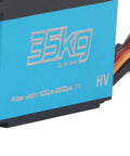 Heavy Duty 35Kg Coreless Digital Servo With Badass Torque And Smooth As Butter Handling Full Metal Gears Waterproof Build close-up view