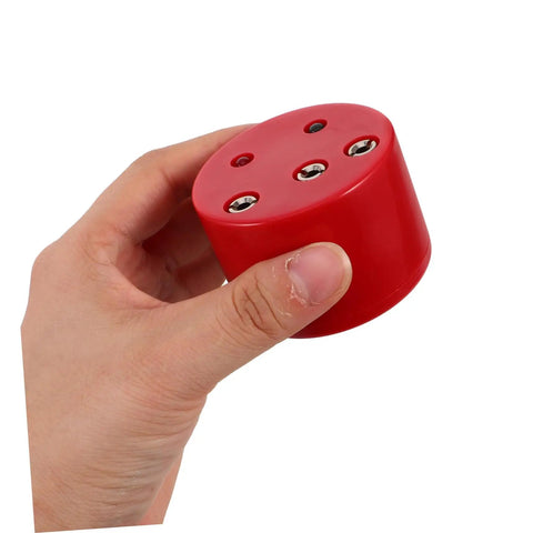 Hand holding red component of Fencing Electric Tester Tool Kit For Epée And Foil, Essential High Impact Accurate Measurement Set