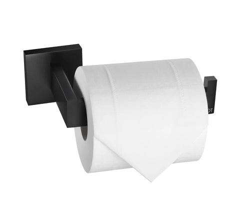 Matte Black 5 Piece Bathroom Hardware Accessories Set Includes Towel Bar And Towel Rack Robe Hook Toilet Paper Holder Wall Mounted