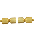 Pipe Fitter Flange Alignment Pin Set 1-1/8 Inch Two-Hole Dowel Pins For ASME Flange Aligner Kit Hardened Aluminum Tool Gold Finish