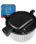 Front Blower Motor for 2008-2022 Toyota Sequoia And 2011-2017 Sienna with packaging, showcasing ventilation design.