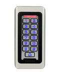 Built Tough RFID Access Control Keypad With Wiegand 26Bit, Standalone Door Entry Pad, supports up to 2000 users, front view