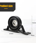 Rear Driveshaft Center Support Bearing Replacement for Dodge Charger 2015 to 2018, Challenger 2015 to 2020, and Chrysler 300 2015 to 2018, Pro Grade Carrier Bearing, Direct Bolt On, OEM Fit, Durable Steel Construction, Easy Install with product dimensions shown