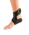 On Demand Ankle Brace For Proactive Stability And Injury Prevention Supports Football Soccer Basketball Lacrosse Volleyball Medium Right Black Molded TPU Shell For Natural Motion And Strong Guard