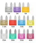 Massive 300 Piece Mixed Car Blade Fuse Set with box for cars trucks boats motorcycles RVs home electronics color-coded fuses