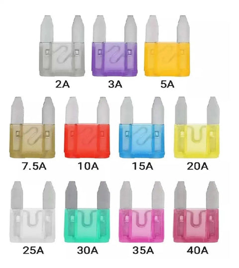 Massive 300 Piece Mixed Car Blade Fuse Set with box for cars trucks boats motorcycles RVs home electronics color-coded fuses