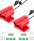 Power Wheel Adapter 12V Battery Conversion Kit With Switch And Fuse 12AWG Wire Terminals Plug And Play Connector two-pack