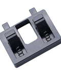Heavy Duty Wire Welding Holder Clamp With High Temp Resistant ABS Base To Securely Grip Loose Cables For Soldering Home DIY Projects And Workshop Repairs Like A Pro, black plastic clamp detail.