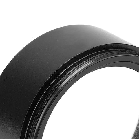 0.7X Microscope Auxiliary Objective Lens For Stereo Microscopes With 48mm Thread close-up black threaded mount