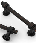 10 Pack 3.75 Inch 96mm Oil Rubbed Bronze Cabinet Handles for Kitchen Cabinets and Cupboards Cabinet Pulls Hardware for Drawers