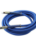 5m Silicone Steam Hose Lightweight High Temp Flexible Tube For Irons And Boilers, coiled with metal connectors