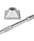 One And One Eighth Inch Hex Tamper Shank And Plate For Electric Jack Hammer Chisel Dirt Compactor 6 By 6 Inch Compactor Plate