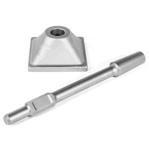 One And One Eighth Inch Hex Tamper Shank And Plate For Electric Jack Hammer Chisel Dirt Compactor 6 By 6 Inch Compactor Plate