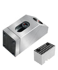 Heavy Duty CNC Side Clamp Tool Vise With High Precision One Way Grip For Milling Drilling And Grinding Tasks showing solid #45 steel construction.