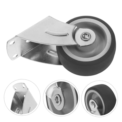 Heavy Duty Sliding Barn Door Hardware Guide Roller With Anti Sag Bottom Support Wheel Screws Included Easy Install No Fuss 3.42X1.85X1.29In For Ultra Smooth Operation