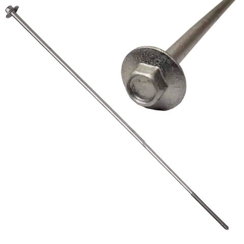 Badass Galvanized Timber Screws 25 Pack Rock Solid Hex Head structural fastener with coarse threads for outdoor use.