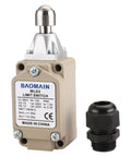 Rock Solid IP66 Waterproof Limit Switch With Sealed Top Ball Plunger And Momentary Snap Actuator, die cast aluminum, heavy-duty, compact design.