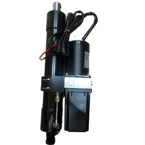 Heavy Duty Electro Hydraulic Linear Actuator With 200MM Stroke And 10000N Push Pull Force, showcasing motor and hydraulic components.