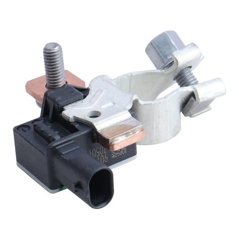 Badass Battery Monitor Sensor Module Hella Compatible With Gmc Acadia Buick Encore Chevy Malibu Traverse Blazer Xts Direct Oem Replacement 13545954 showing metal and plastic design.