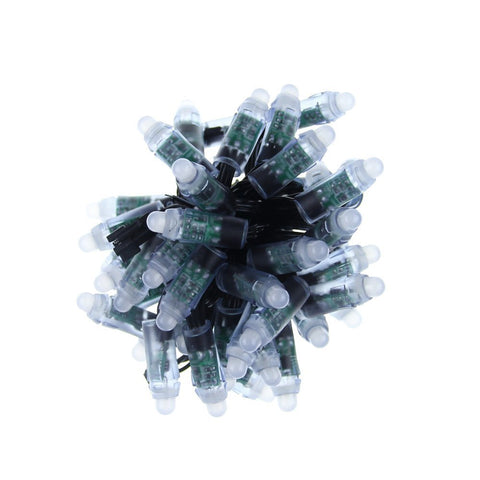 Lit 500 Pack WS2811 LED Pixel String Lights, 12mm Round, Waterproof IP68, 12V bundle top view