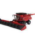 1/64 Axial-Flow 8260 Combine Diecast Model with 40Ft Draper Head and Foldable Unloading Auger angled view