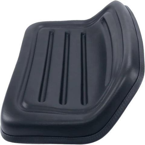 LMS2002 Black Mower Seat Low Back Universal Fit For Lawn Tractors And Riding Mowers Comfortable And Durable With Easy Install For Tough Turf And All Weather Use With Padded Cushion And Shock Absorption For A Smooth Ride On Any Mower, black vinyl low-back seat