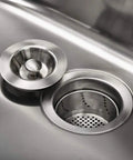 Stainless Steel 3-In-1 Kitchen Drain Flange With Removable Lid, Water-Holding Cap, and Built-In Sink Strainer For Garbage Disposals