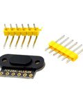 Real Time ToF Distance Ranging Sensor Module For VL6180 And VL53L1X with yellow pin connectors; compact module for smart tracking