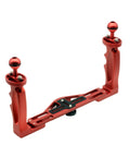 Underwater Camera Tray Aluminum With Type III Hard Anodized Build For Stable Mounting Of Underwater Housings, 1 Inch Ball, 675g