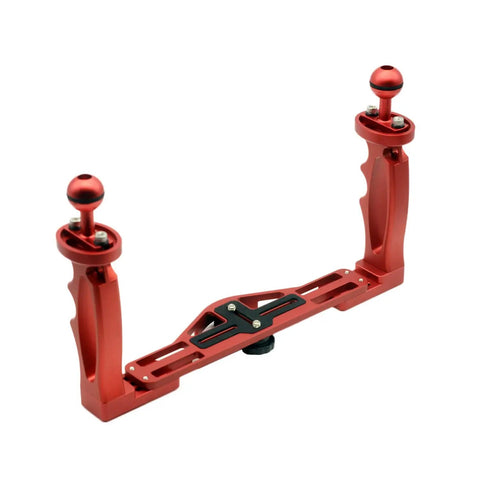 Underwater Camera Tray Aluminum With Type III Hard Anodized Build For Stable Mounting Of Underwater Housings, 1 Inch Ball, 675g