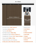 Heavy Duty Bypass Sliding Door Hardware Kit For Two Doors Four Foot Aluminum Alloy With Finger Pulls Closet Door Hardware Set Fits Doors From One And Three Eighths To One And Three Quarters Inches Thick Supports Up To One Hundred Fifty Pounds