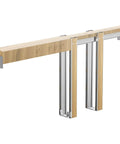 Pocket Door Frame Kit For 24 To 36 Inch Wide Doors 80 Inch High With Two Way Soft Close System Smooth Quiet Sliding Easy To Install