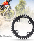 96 BCD Narrow Wide Round Bike Chainring 36T For Mountain Bikes, Pro Grade Aluminum Alloy Construction