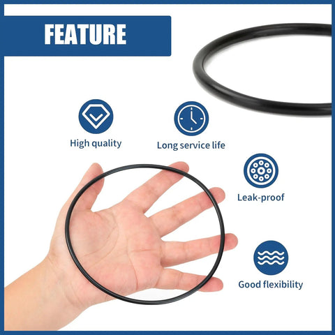 Replacement 151122 Water Filter O Ring 3 Pack For Pentair Pentek Big Blue Housings Compatible With Big Blue 10 And 20 Works With Ace Hardware 4001756 American Plumber 152032 W10 OR APEC O Ring HB Ametek Klee black nitrile O-ring held in hand
