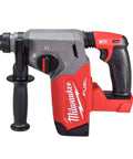 One Inch Sds Plus Brushless Rotary Hammer Cordless Kit Featuring dual six Ah batteries and fast charger, showcasing drill side view.