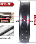 Fat Tire Bike Wheel Set 20 24 26 Inch 4.0 Inch For Snow And Beach Riding Front And Rear Disc Brake 26-inch 100mm width