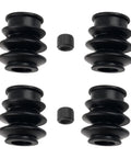 4Pcs Rubber Brake Caliper Slide Pin Bushing Kit For Tight Seal Durable Caliper Pin Boots And Bushings with Easy Install