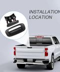 Heavy Duty Tailgate Hardware Rebuild Kit For Chevy Silverado And Gmc Sierra 1500 2500 3500 Classic Trucks installation location with parts shown.