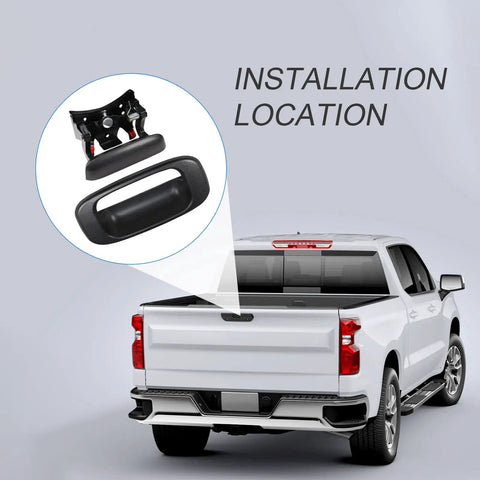 Heavy Duty Tailgate Hardware Rebuild Kit For Chevy Silverado And Gmc Sierra 1500 2500 3500 Classic Trucks installation location with parts shown.