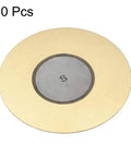 Ten Piezo Discs 50mm Acoustic Pickup Transducers Ceramic Trigger Buzzer For Drum And Guitar High Sensitivity Low Power Pack