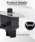 FPS7 Fuel Injection Pressure Regulator Sensor Plug N Play Direct Fit For Ford F Series And Ford E Series Trucks SUVs Lincoln Town Car And Jaguar Cars Built For 4.6L 3.0L And 3.9L Engines Replacement Part, 3-pin connector