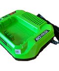 Gen2 60V Pro Battery Charger With Diagnostic LED For Greenworks Pro 2 Ah Batteries, Fast 60 Minute Charge, Easy Load Bench Top Design
