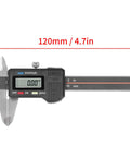 Digital Vernier Caliper 50mm 2In High Precision Measuring Tool With Dual Unit Conversion Easy Switch From Metric To Imperial