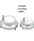 Two Pulser Handwheel For CNC Machines With 24V 4Pin 100PPR 60mm Rotary Encoder showing voltage and size options.