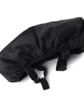 Heavy Duty Winch Cover For 2500 To 5500 Lbs Electric Winches Tough As Nails Waterproof Dustproof Outdoor Shield UV Resistant Black 17 Inch Wide Trailer Winch Cover For All Weather Protection, black nylon cover with straps