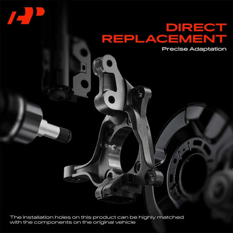 Front Right Suspension Knuckle With Ball Joint For Chrysler 300 2012-2023 V6 3.6L V8 5.7L RWD Dodge Challenger 2012-2023 Coupe Charger 2012-2023 Sedan Without Brembo Brakes Passenger Side For Your Ride, direct replacement
