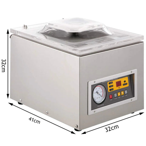 Heavy Duty Automatic Chamber Vacuum Sealer For Food Packaging And Sous Vide Cooking With Digital Display kitchen freshness preserver machine.