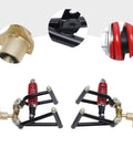 Heavy Duty Front Suspension Arm Assembly Kit For Go Karts And ATVs Upper And Lower Swingarm Suspension Kit With shocks