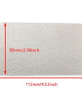 10 Pack Microwave Oven Mica Sheets 115x65x0.3mm Heat Insulation Gaskets For Small Appliances Induction Cookers And Hair Dryers